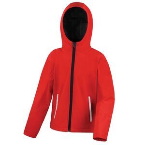 Result Core Childrens/Kids TX Performance  Soft Shell Jacket / Red/Black